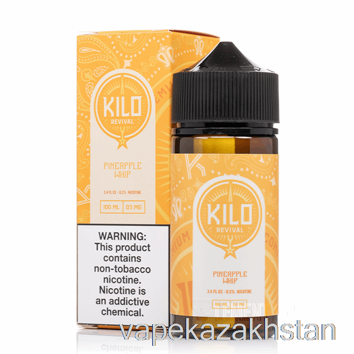 Vape Kazakhstan Pineapple Whip - KILO Revival - 100mL 0mg